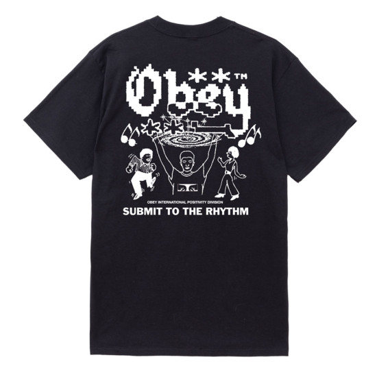 Obey Ανδρική κοντομάνικη μπλούζα Submit To The Rhythm Tee